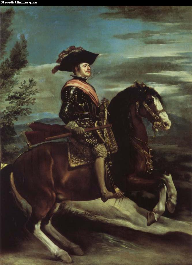 VELAZQUEZ, Diego Rodriguez de Silva y Horseman picture Philipps IV